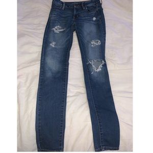 American eagle ripped jeans